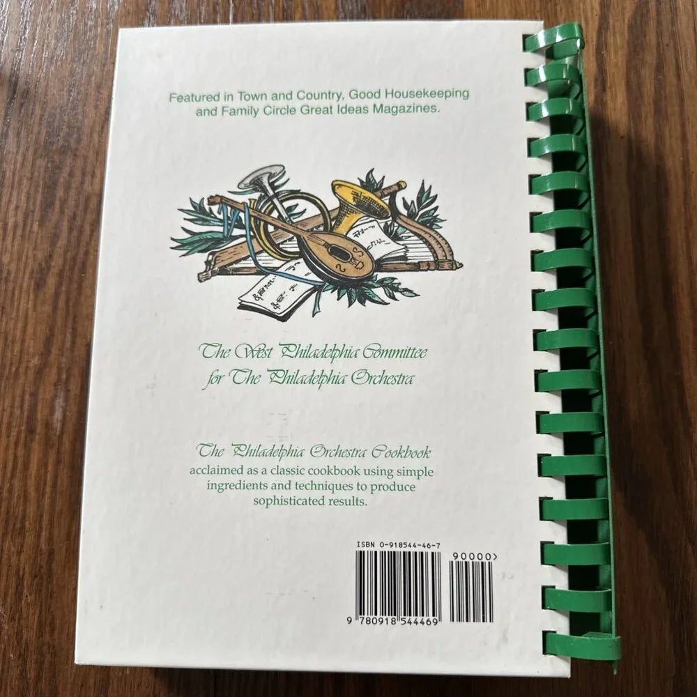 The Philadelphia Orchestra‎ Cookbook - Plastic Comb - VERY GOOD